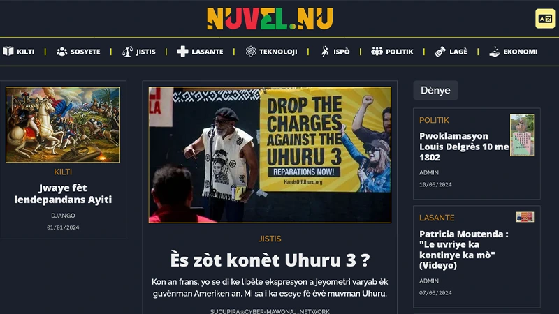 nuvel.nu - Portail d'actualités multilingue